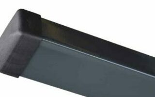 Oszlop antracit 3D kerítéshez 60x40x250mm